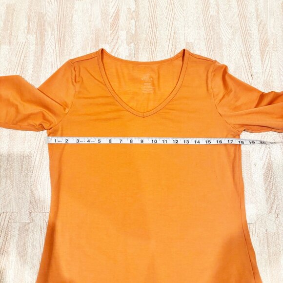 WOOLX Layla Merino Wool Long Sleeve Tee Size Medium - Picture 4 of 5